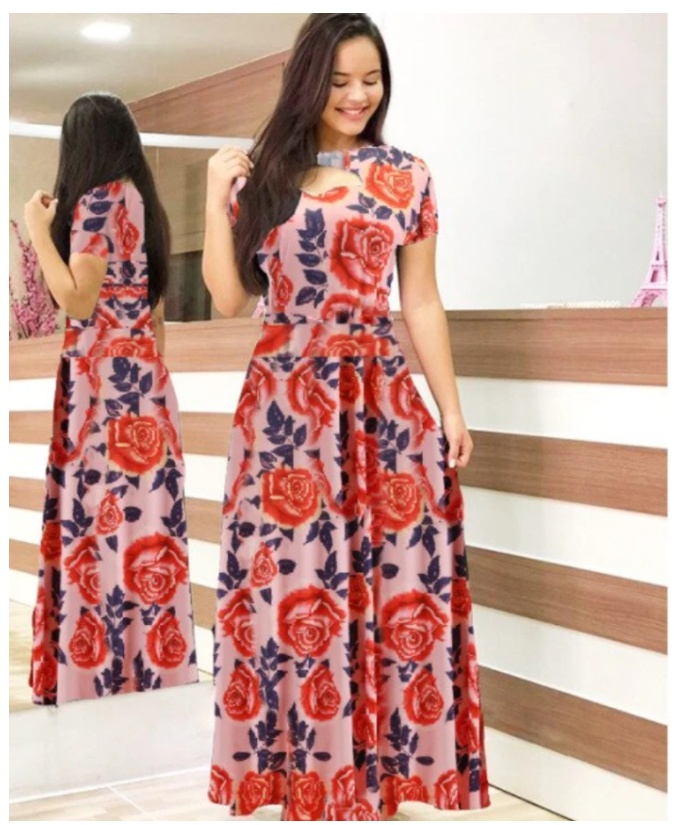 Fashion Fat Women Autumn Dress Bohmia Maxi Dresses Ladies - Image 2