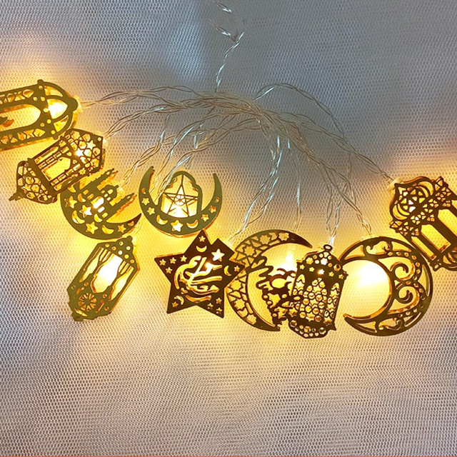 Arab Ramadan Decorated Strings Of Lights For The Middle East Eid Festival - Image 6