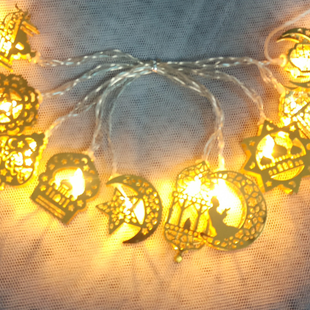 Arab Ramadan Decorated Strings Of Lights For The Middle East Eid Festival - Image 3