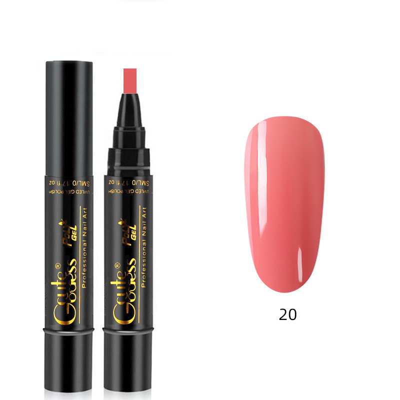 3 In 1 Nail Glue Pen One-step Glue Phototherapy Plastic Nail Magnet Pen French Water Ripple Cat Eye Strong Magnet Pen DIY Manicure Tool Pen - Image 10