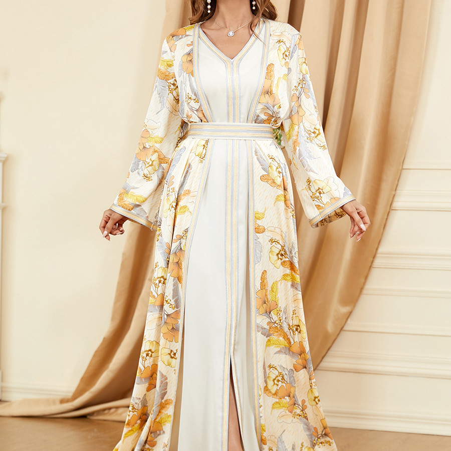 Women's Temperament Fashion Splicing Dresses Two-piece - Image 5