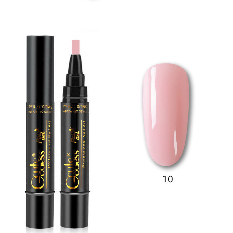 3 In 1 Nail Glue Pen One-step Glue Phototherapy Plastic Nail Magnet Pen French Water Ripple Cat Eye Strong Magnet Pen DIY Manicure Tool Pen - Image 6