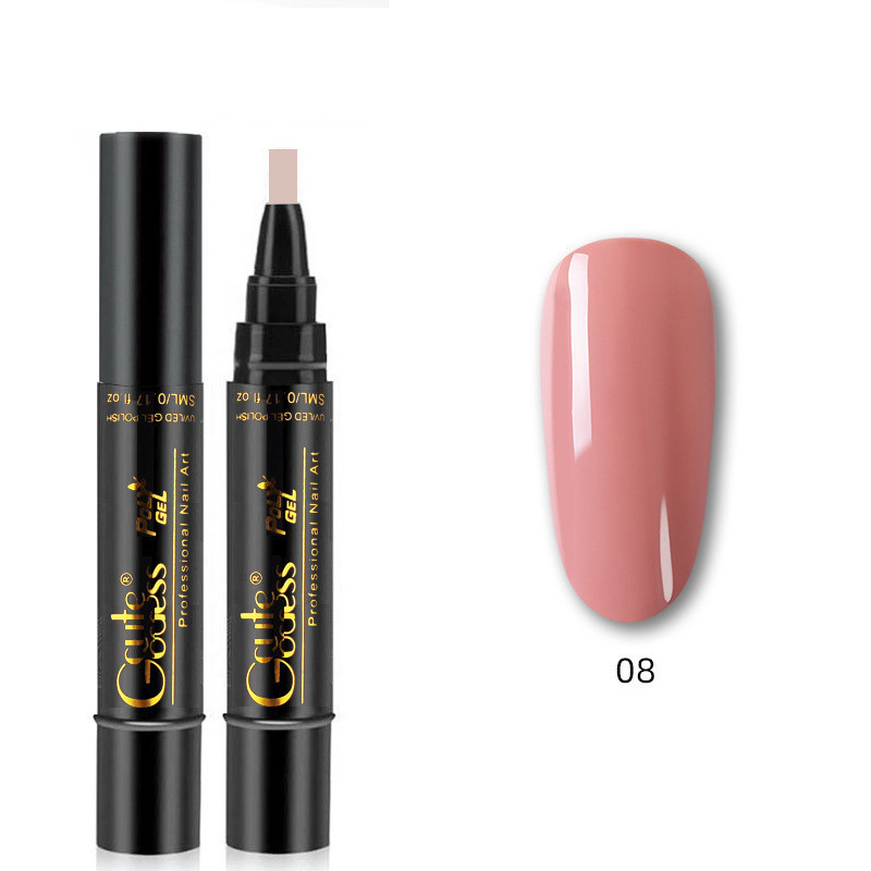 3 In 1 Nail Glue Pen One-step Glue Phototherapy Plastic Nail Magnet Pen French Water Ripple Cat Eye Strong Magnet Pen DIY Manicure Tool Pen - Image 8