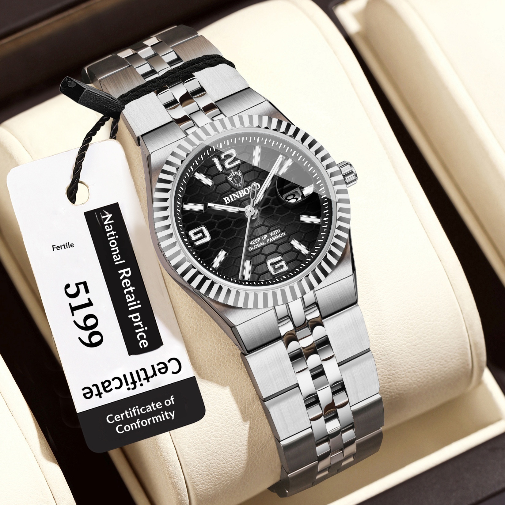 Womens Waterproof Casual Watch New Korean-style Fashion Design - Image 2