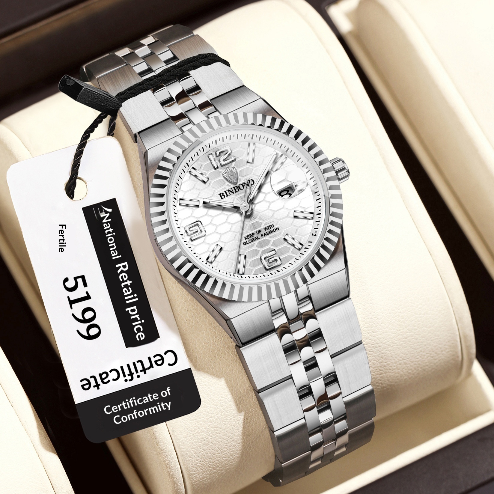 Womens Waterproof Casual Watch New Korean-style Fashion Design - Image 7