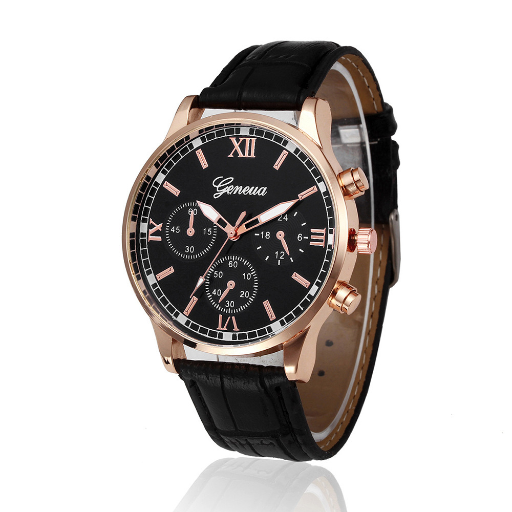 Fashion Simple Business Belt Quartz Watch Men's - Image 2