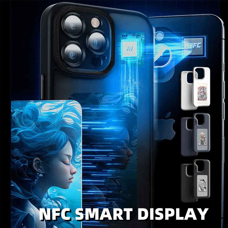 E-ink Screen Phone Case Unlimited Screen Projection Personalized Phone Cover Battery Free New Designer Luxury Phone Case - Image 2