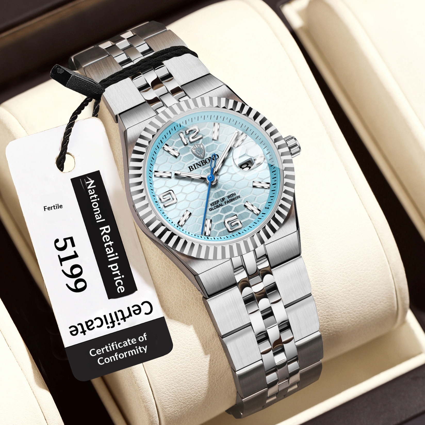 Womens Waterproof Casual Watch New Korean-style Fashion Design - Image 4